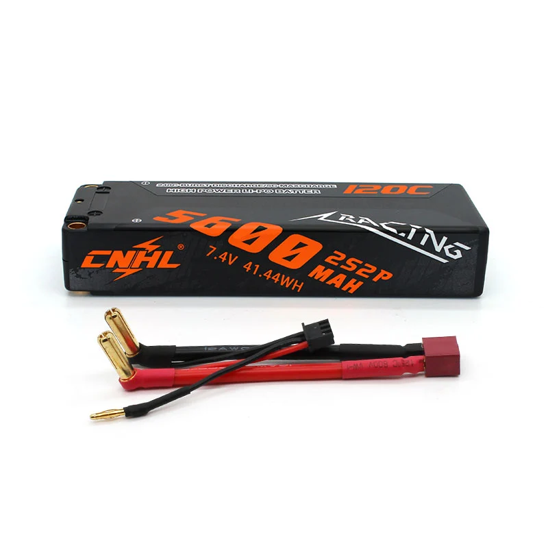 CNHL Racing Series 2S 5600mAh 7,4V 2S2P 120C Hardcase EC5