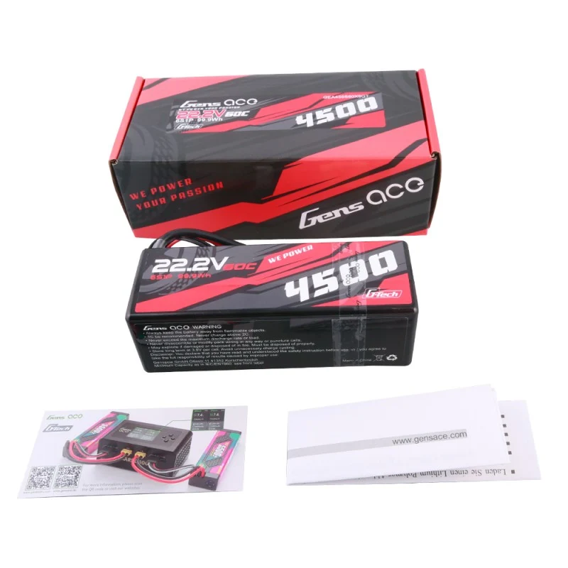 Gens Ace G-Tech 6S 4500mAh 6S1P 22,2V 60C Hardcase