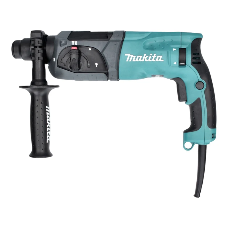 Makita HR 2470 Bohrhammer 780 Watt 2,4 J SDS-Plus + 4 tlg. Meißel Set + Koffer