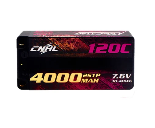 CNHL Racing Series 2S 4000mAh 7,6V 120C HV Shorty Hardcase EC3 LiPo