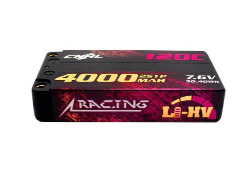 CNHL Racing Series 2S 4000mAh 7,6V 120C HV Shorty Hardcase EC3 LiPo