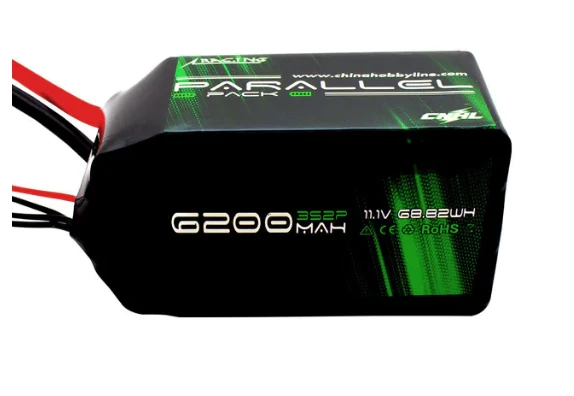 CNHL Parallel Series 6200mAh 11.1V 3S 90C Shorty Lipo Akku Softpack