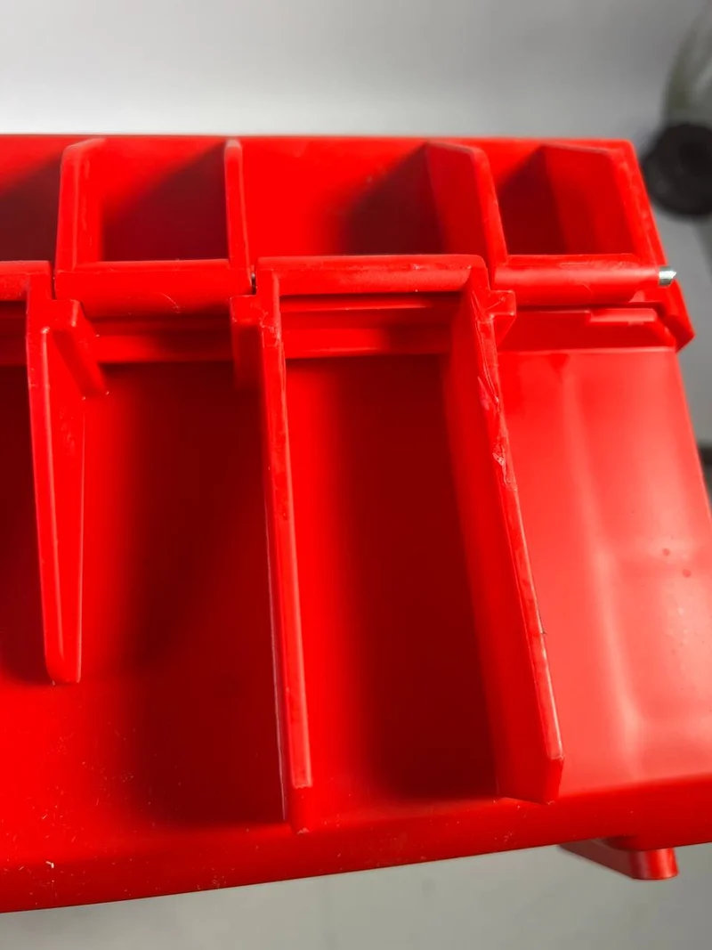 Qbrick System ONE 200 2.0 Profi RED ULTRA HD Custom Werkzeugkoffer modularer Organizer 585 x 385 x 190 mm 15,4 l stapelbar IP66 - Leicht Gebraucht