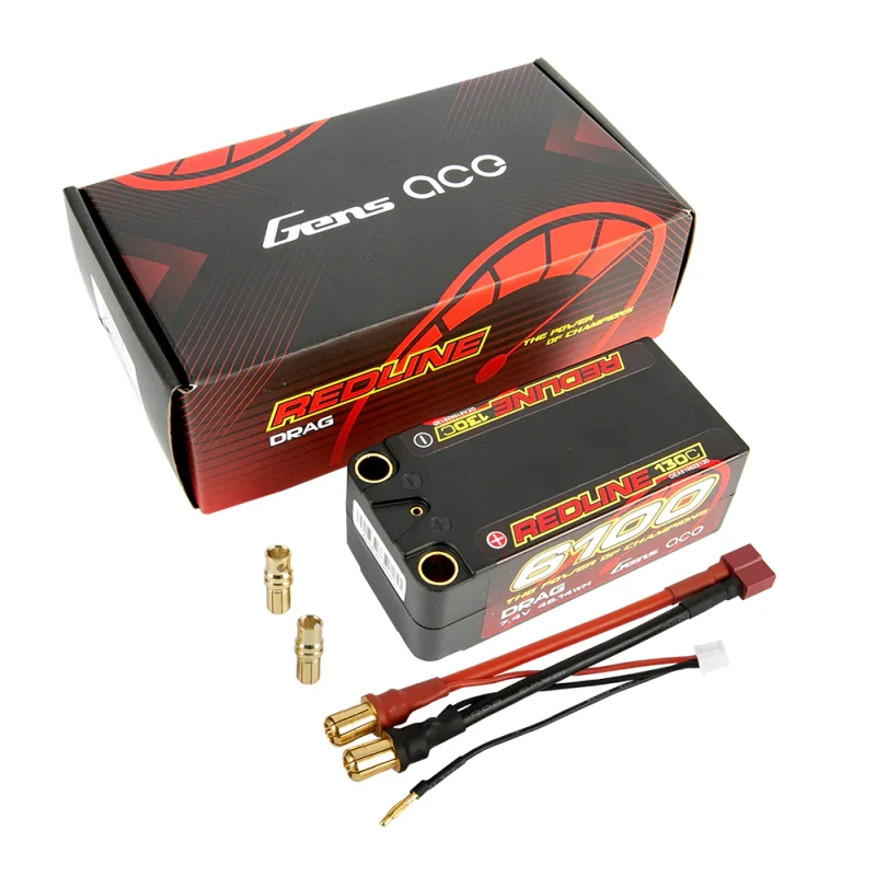 Gens Ace Redline Series 6100mAh 7,4V 130C 2S2P HardCase 71# LiPo Akku