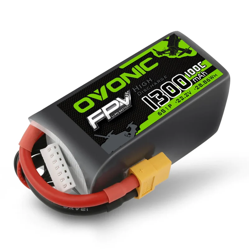 Ovonic 6S 1300mAh 100C 22.2V XT60 LiPo Akku (4 St.)