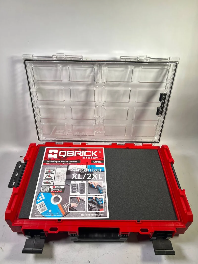 Qbrick System ONE Organizer XL 2.0 MFI RED Ultra HD Custom Organizer - Beschädigt