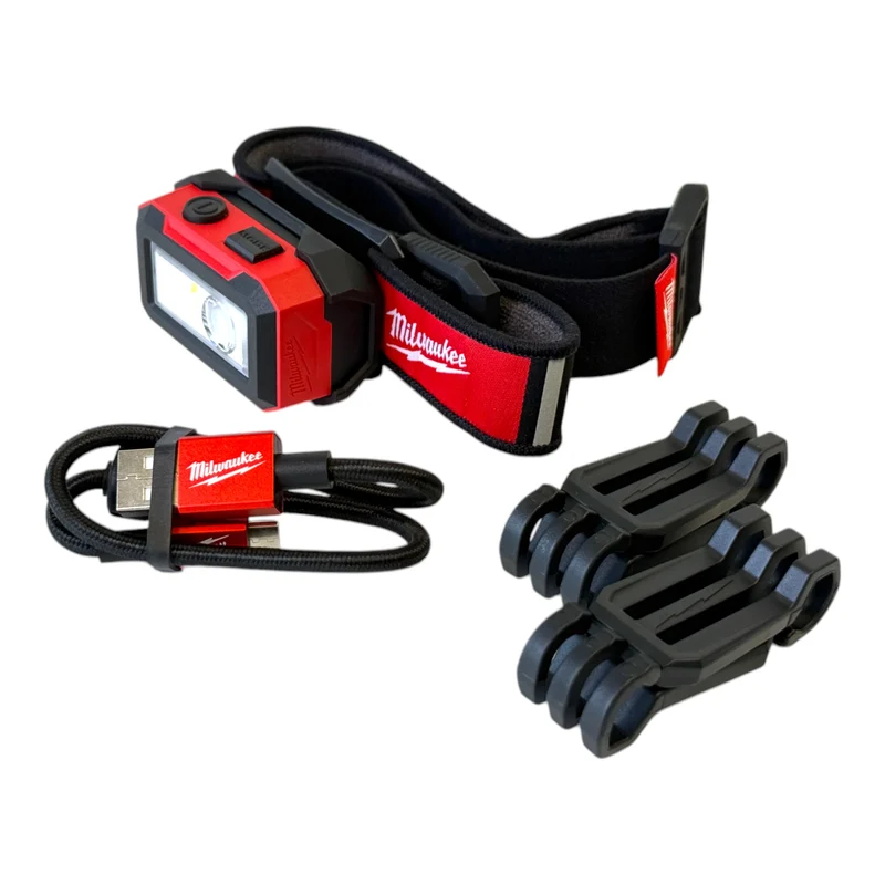 Milwaukee IR HL450 USB Akku Stirnlampe 450 lm IP54 Solo ( 4933478587 ) - ohne Akku, ohne Ladegerät