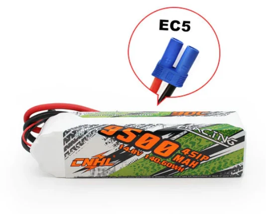 CNHL Racing Series 4S 9500mAh 14,8V 90C EC5 Lipo Akku