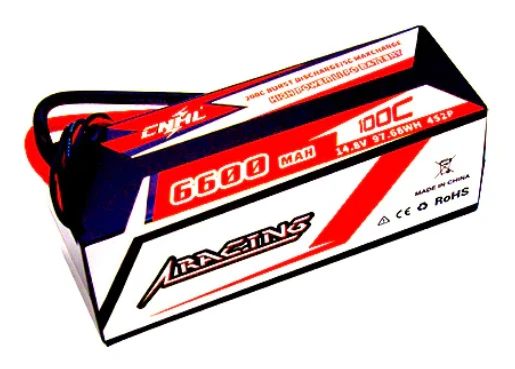 CNHL Racing Series 6600mAh 14,8V 4S 100C Hartschalen-Lipo-Akku mit T/Dean-Stecker