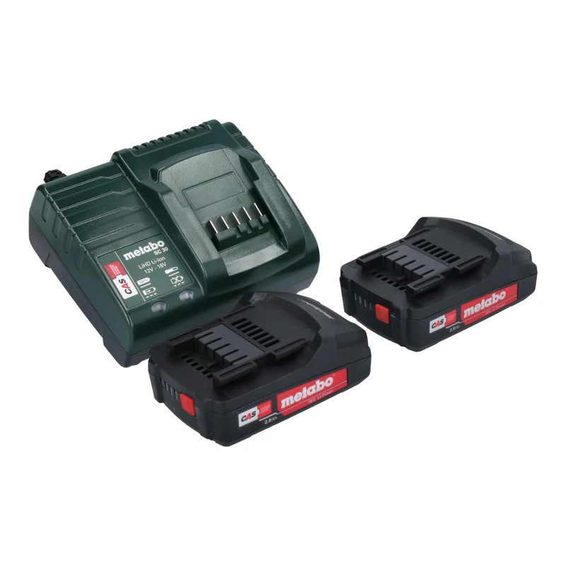 Metabo BS 18 LT BL Q Akku Bohrschrauber 18 V 75 Nm Brushless + 2x Akku 2,0 Ah + Ladegerät