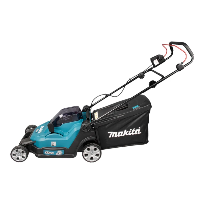 Makita DLM 432 Z Akku Rasenmäher 36 V ( 2x 18 V ) 43 cm + Mulchkeil - ohne Akku, ohne Ladegerät