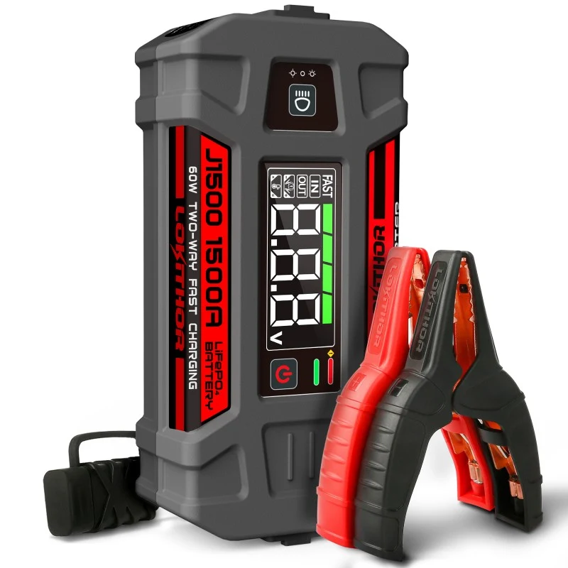Lokithor 1500 A 12 V 46 Wh Lithium-Starthilfe