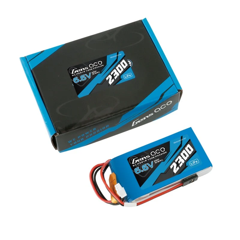 Gens Ace 2300mAh 6,6V 2S1P Li-Fe Akku für Funksender