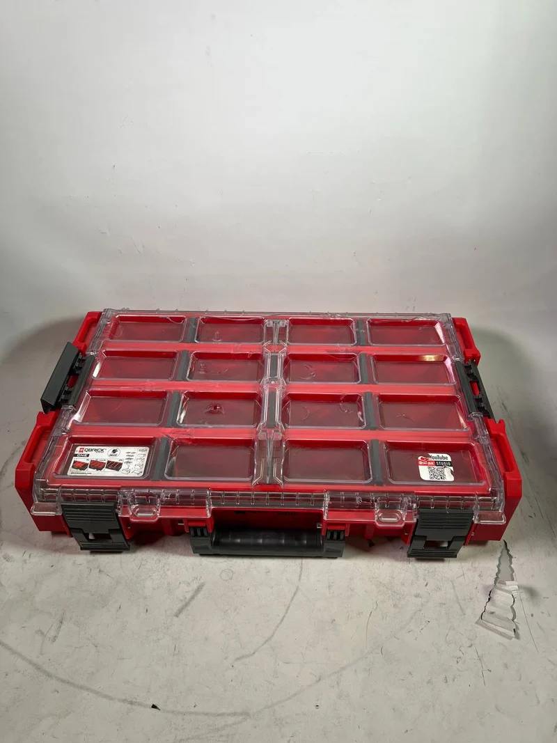 Qbrick System ONE Organiser XL 2.0 Long Bin RED ULTRA HD Custom - Beschädigt