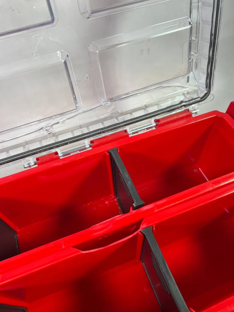 Qbrick System ONE Organiser XL 2.0 Long Bin RED ULTRA HD Custom - Beschädigt