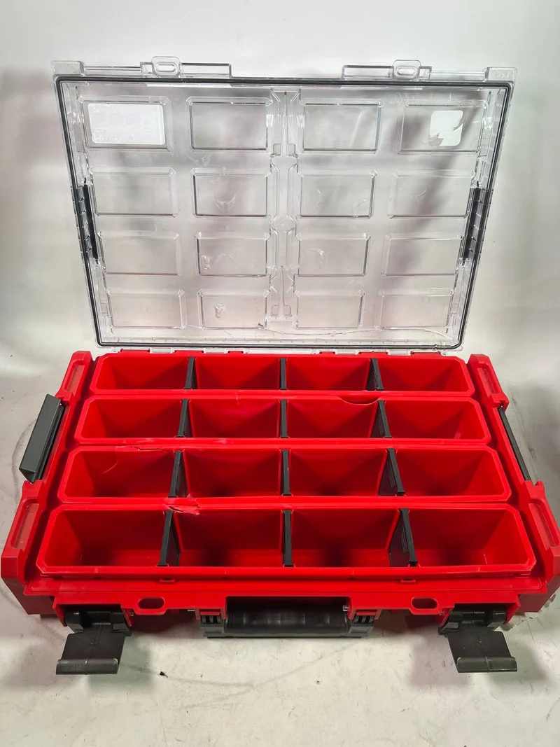 Qbrick System ONE Organiser XL 2.0 Long Bin RED ULTRA HD Custom - Beschädigt