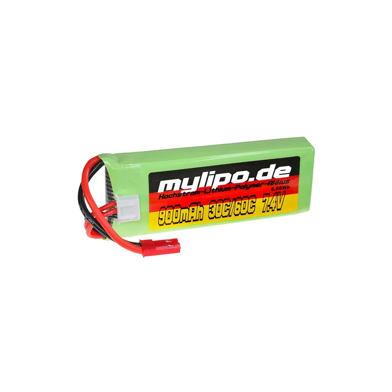 Mylipo Lipo Akku 900mAh 7,4V 30C/60C 200 QX