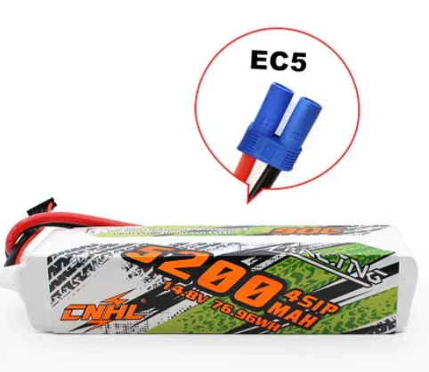 CNHL Racing Series 4S 5200mAh 14,8V 90C EC5 Lipo Akku