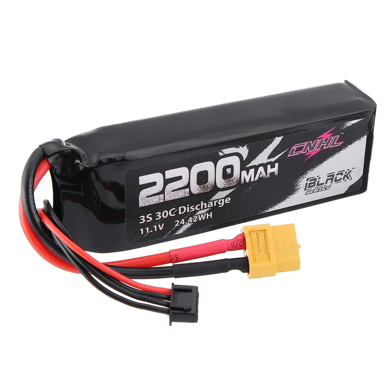 CNHL Black Series 3S 2200mAh 11,1V 40C XT60 Lipo Akku (2 Stück)