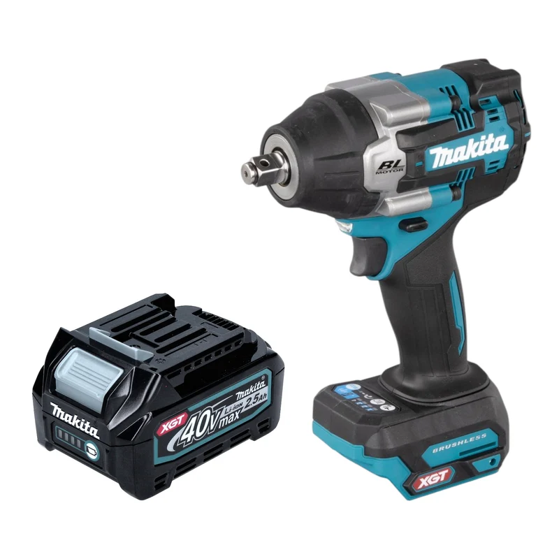 Makita TW 007 GD1 Akku Schlagschrauber 40 V max. 760 Nm 1/2'' Brushless + 1x Akku 2,5 Ah - ohne Ladegerät