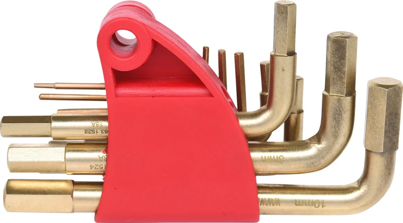 KS TOOLS BRONZEplus Innensechskant-Winkelstiftschlüssel-Satz 9-tlg ( 963.1513 )
