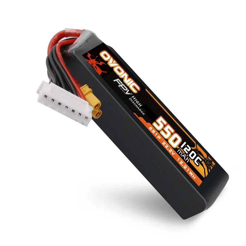 Ovonic 3S 550mAh 130C 11,1V XT30 LiPo Akku (4 St.)