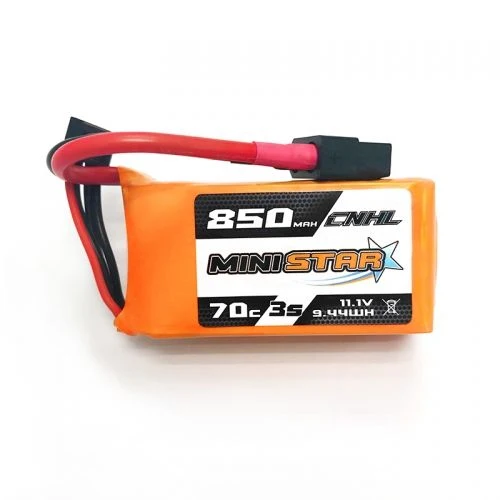 CNHL MiniStar 3S 850mAh 11,1V 3S 70C Lipo Akku mit XT30U (2 Stück)