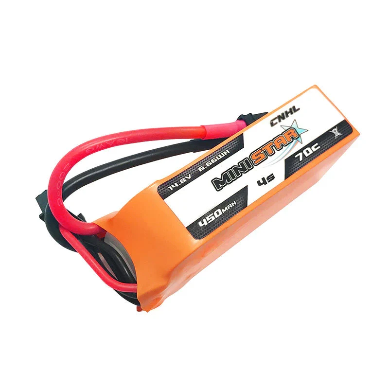 CNHL MiniStar 450mAh 14,8V 4S 70C Lipo-Akku mit XT30U (2 St.)