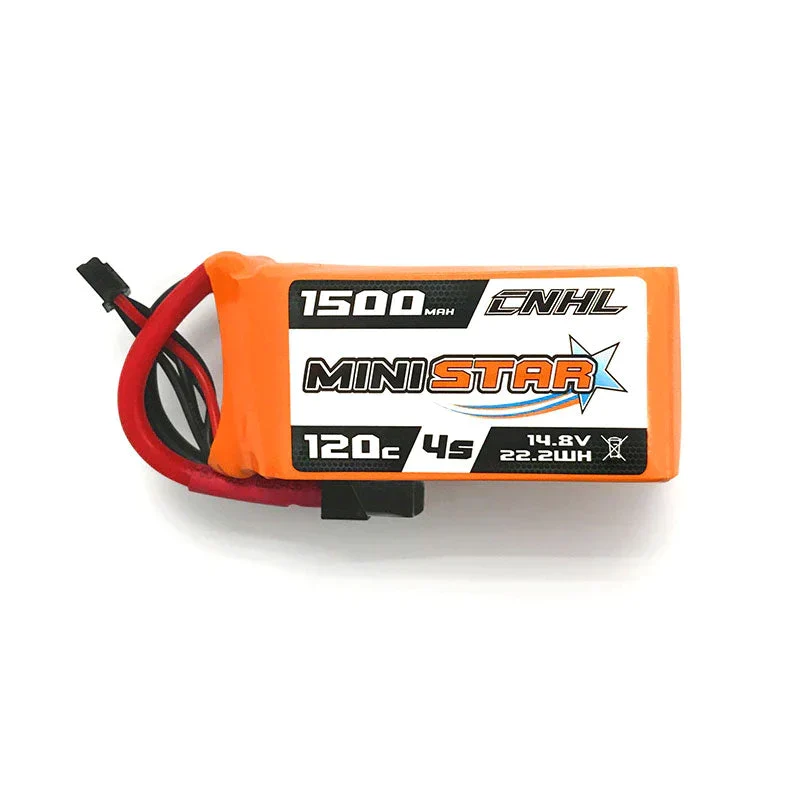 CNHL MiniStar 1500mAh 4S 14,8V 120C Lipo-Akku XT60-Stecker (2 St.)
