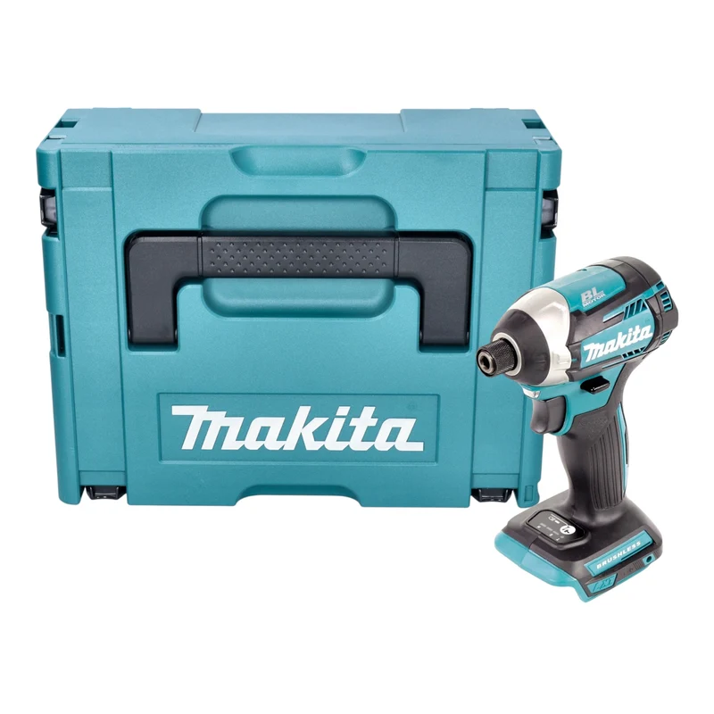 Makita DTD 154 ZJ Akku Schlagschrauber 18 V 175 Nm 1/4" Brushless + Makpac - ohne Akku, ohne Ladegerät
