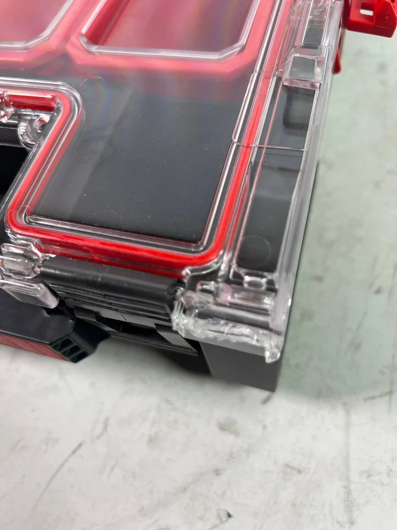 Qbrick System ONE Organizer M Plus stapelbar 364 x 264 x 106 mm 4 l IP66 mit 5 Inlays - Beschädigt