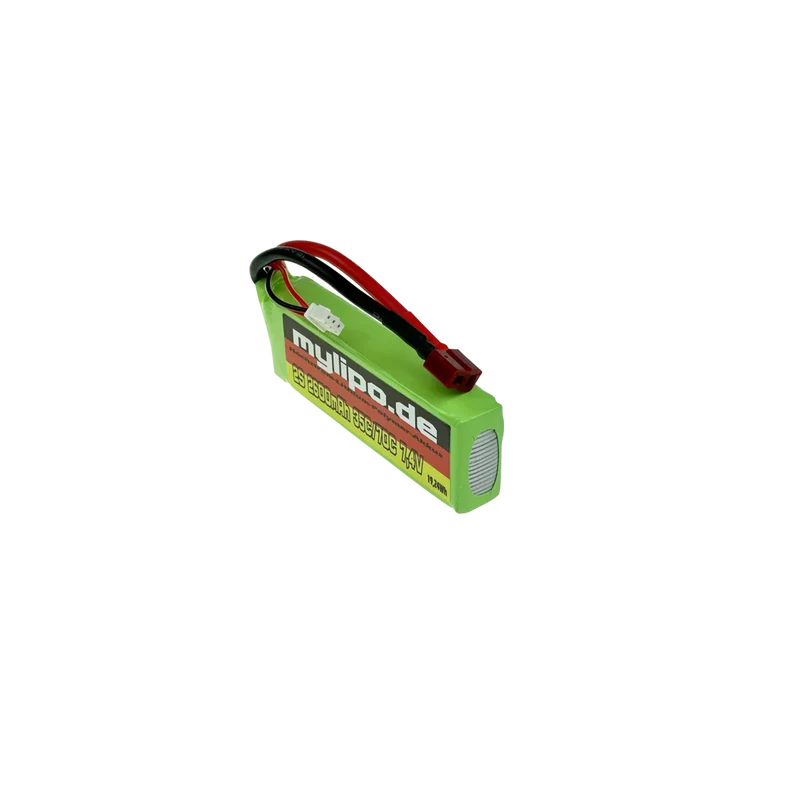 Mylipo Lipo Akku 2600mAh 7,4V 2S 35C/70C Dean Stecker