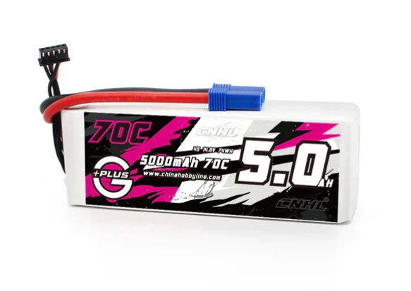 CNHL G+Plus 5000mAh 14,8V 4S 70C Lipo Akku mit EC5 Stecker
