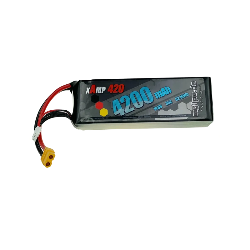 Mylipo Lipo Akku 4200mAh 14,8V 4S 35C XT60