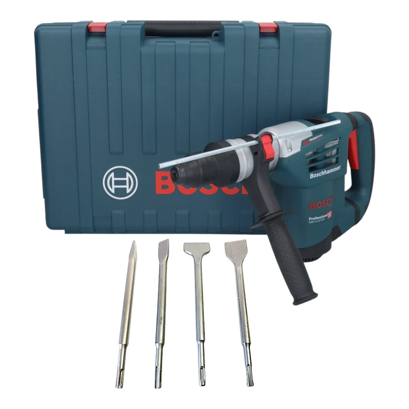 Bosch GBH 4-32 DFR Professional Bohrhammer 900 W 4,2 J SDS plus + 4 tlg. Meißel Set + Koffer