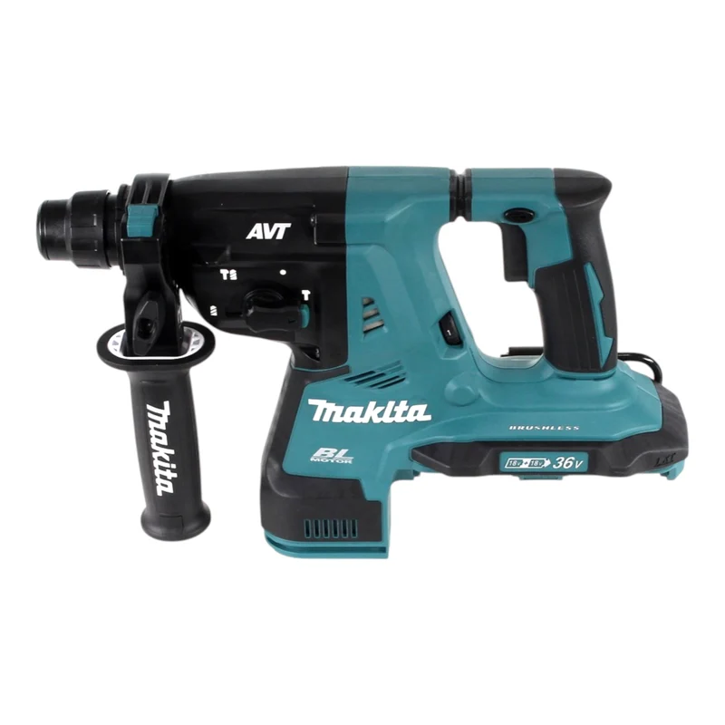 Makita DHR 280 Z Akku Bohrhammer 36 V ( 2x 18 V ) 2,8 J SDS-Plus Brushless + 4 tlg. Meißel Set - ohne Akku, ohne Ladegerät