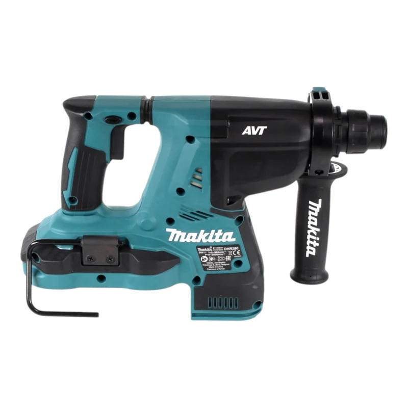 Makita DHR 280 Z Akku Bohrhammer 36 V ( 2x 18 V ) 2,8 J SDS-Plus Brushless + 4 tlg. Meißel Set - ohne Akku, ohne Ladegerät