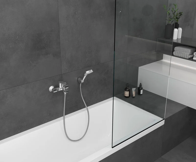 HANSGROHE Brauseset VERNIS Blend Vario/Porter Chrom – Handbrause mit 2 Strahlarten & 1600 mm Schlauch