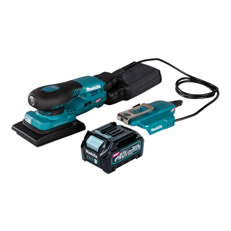 Makita BO 005 CGD1 Akku Schwingschleifer 40 V max. 80 x 130 mm 3,0 mm Hub Brushless + 1x Akku 2,5 Ah - ohne Ladegerät