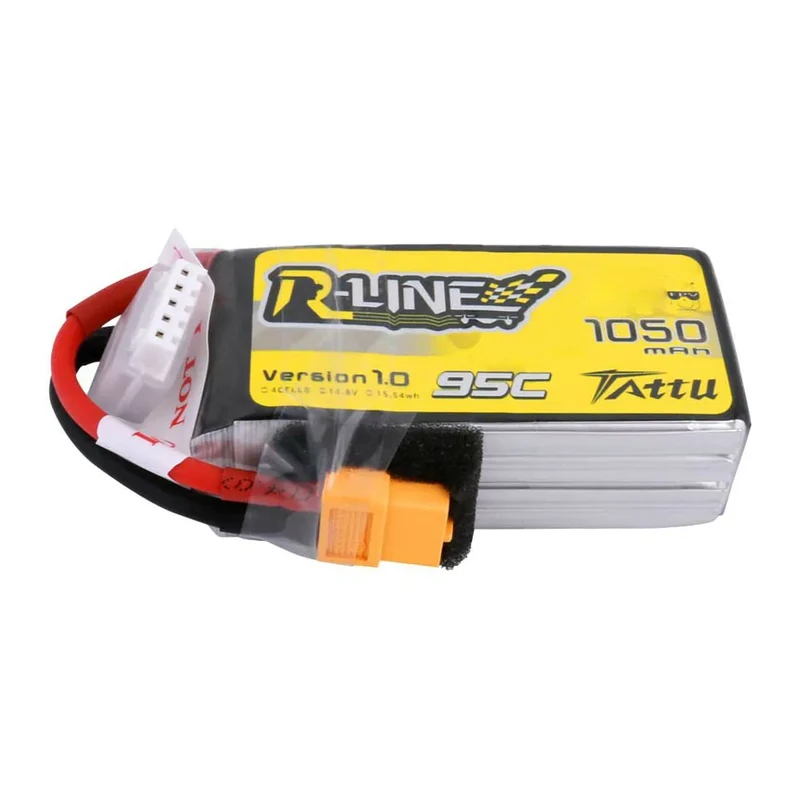 Tattu R-Line 1050mAh 95C 22.2V 6S1P Lipo Akku mit XT60 Stecker