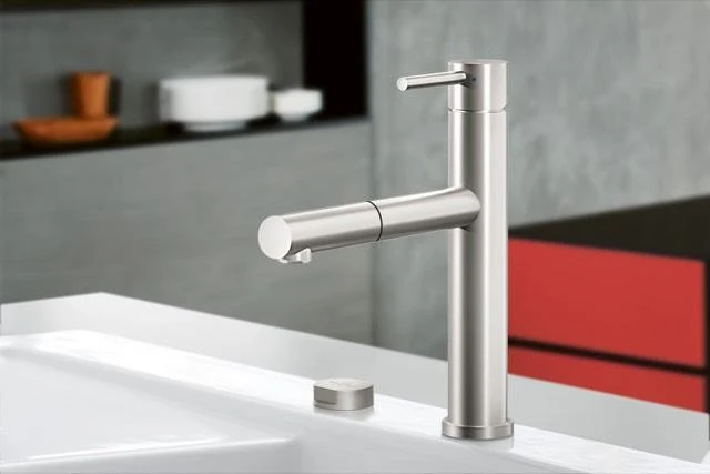 Villeroy & Boch Como Sky Shower Einhand-Spültischbatterie 927900 aus massivem Edelstahl