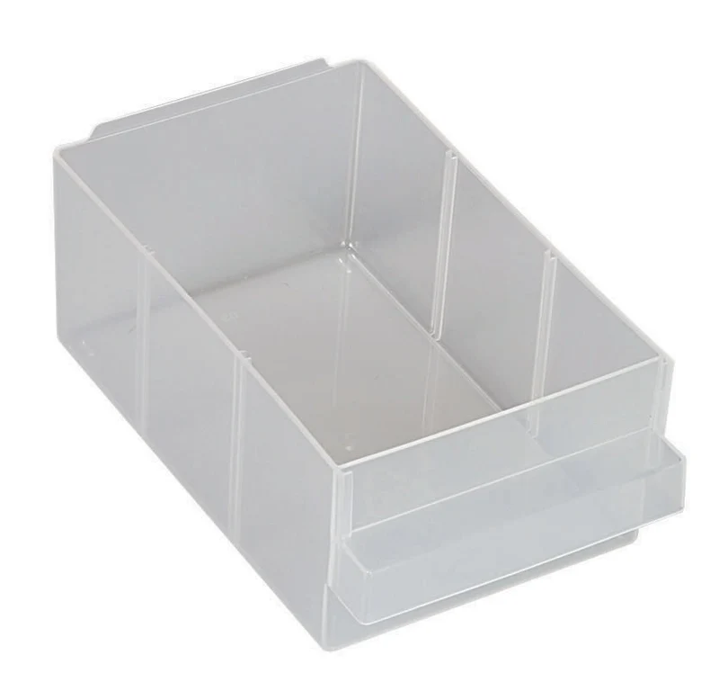 RAACO Ersatzschublade 150-02 B91xT154xH64mm PP transparent – Kleinteilemagazin-Zubehör