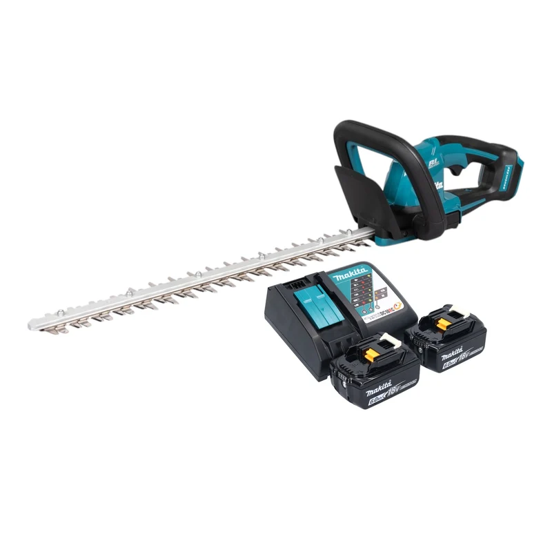 Makita DUH 506 RG2 Akku Heckenschere 18 V 50 cm Brushless + 2x Akku 6,0 Ah + Ladegerät
