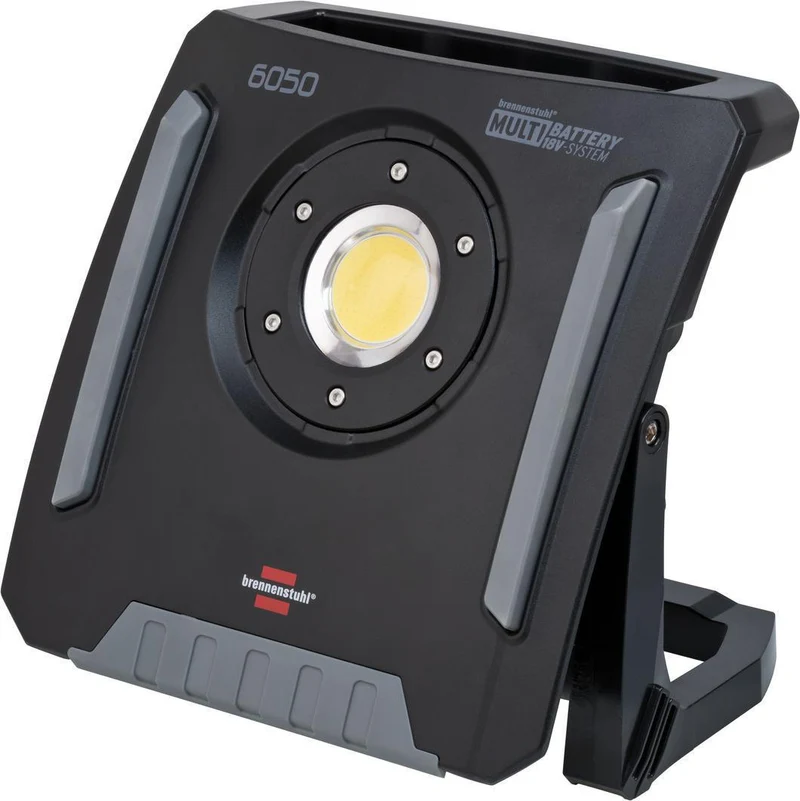 BRENNENSTUHL LED-Hybrid-Baustrahler 6050 MH, 61,6 W, 6200 lm, 18 V, IP65, 5 m Kabel