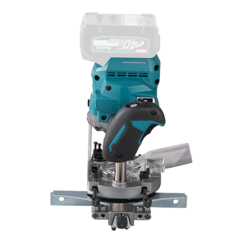 Makita RP 001 GD201 Akku Oberfräse 40 V max. 12 mm Brushless + 2x Akku 2,5 Ah + Ladegerät