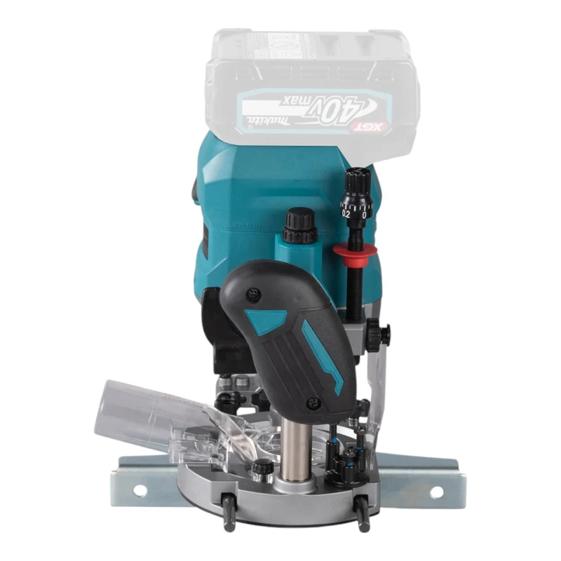 Makita RP 001 GD201 Akku Oberfräse 40 V max. 12 mm Brushless + 2x Akku 2,5 Ah + Ladegerät