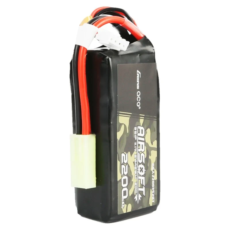 Gens Ace 20C 2200mAh 3S1P 11.1V Lipo Akku mit Mini Tamiya Stecker