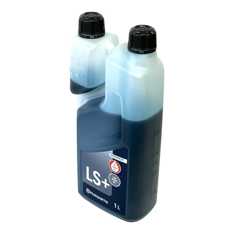 Husqvarna 3x LS+ Zweitakt Öl 1 Liter ( 3x 578037002 ) - 2 Stroke Oil - Low Smoke Oil