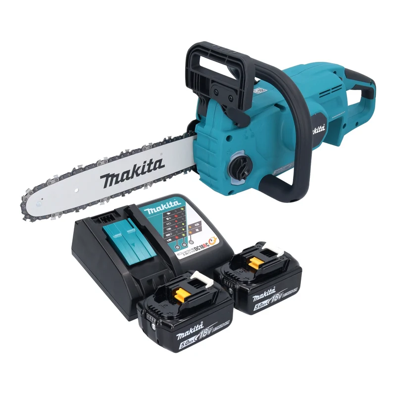 Makita DUC 307 RT2X3 Akku Kettensäge 18 V 30 cm Brushless + 2x Akku 5,0 Ah + Ladegerät