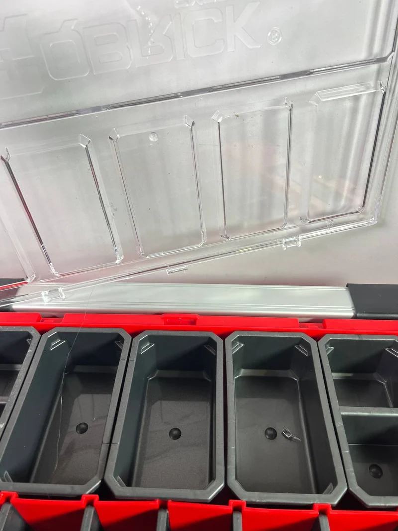 Qbrick System PRIME Toolbox 250 Expert RED ULTRA HD Custom mit Organizer stapelbar - Beschädigt